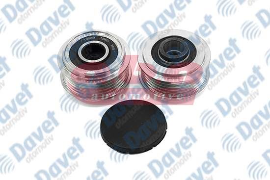 ABA 25650184 Alternator Kasnagi [Rulmanli] Avansis 1.9d / 2.0d Corolla [5 Kanal] [Ina Tip] [63.4*58.2*38.45]